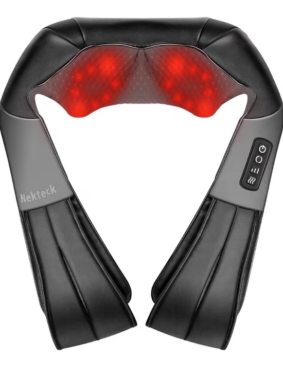 Nekteck Other - Nekteck Shiatsu Neck & Shoulder Massager - Black with Heat
